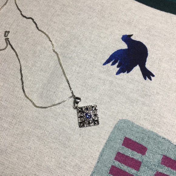 Sterling Silver 0.15Cts Genuine Tanzanite Pendant - Picture 5 of 6